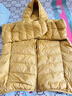 鸭鸭（YAYA）佟丽娅同款轻薄羽绒服女新款秋冬季休闲短款连帽轻便韩版排骨外套 黄色 3XL 实拍图