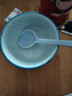 【天天低价】新款釉下彩陶瓷碗餐具套装少女心ins风陶瓷碗勺 【99%人选择】梦幻粉蓝两碗两勺 实拍图