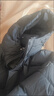 雪中飞男士羽绒服中长款冬季新款连帽运动休闲简约加厚保暖防寒羽绒外套 星耀黑 XL (180) 实拍图