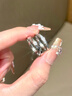 唯一（Winy）情人节礼物女朋友999纯银情侣戒指一对男女款求婚告白生日对戒 实拍图