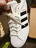 阿迪达斯adidas三叶草贝壳头SUPERSTAR男女休闲鞋EG4958 44码 实拍图