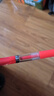 浩立兴按动中性笔水笔学生专用考试黑色笔水性签字笔芯0.5mm按压式k35子弹头圆珠墨蓝黑红笔老师办公笔 k-35 红色【1支笔+3支笔芯】 书写粗细0.5mm 实拍图