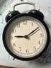 宜家（IKEA）DEKAD德卡闹钟石英钟简约复古钟钟表摆放式台式高颜值钟 闹钟黑色10cm 实拍图