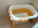 世纪宝贝（babyhood）小鳄鱼浴桶 儿童可折叠泡澡桶婴儿洗澡盆0-10岁宝宝 329洛克黄 实拍图
