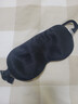 TA真丝眼罩桑蚕丝睡眠遮光透气男女士通用午睡觉舒适夏日冰凉感黑色 实拍图