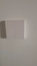 Aqara智能开关D1单火双键智能家居遥控已接入米家APP/苹果HomeKit 白色 实拍图