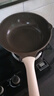 炊大皇钛盾炒锅 麦饭石色不粘锅多功能少油烟炒菜锅平底锅28cm 实拍图