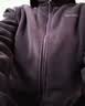 雪中飞外套女百搭休闲时尚防风立领摇粒绒上衣 紫色加绒    3XL 实拍图