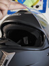 野马（YEMA）3C认证828S摩托车头盔男全盔冬季防冻保暖双镜片机车安全帽 四季通用 均码 亚黑+防雾贴片 实拍图