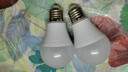 超亮led灯泡e27螺口家用白光暖光护眼照明3W5W7W9W12瓦球泡节能灯 超亮【9W】好灯好质量 白光【2支装】 实拍图