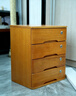 实木桌面收纳盒抽屉式办公桌上整理箱多层杂物储物柜木质盒子带锁 木黄色4层【全锁】 实拍图
