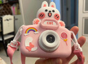 卡卡曼儿童相机照相机3-6岁玩具女孩生日礼物7-14岁小宝宝高清数码拍照 粉兔【9600W双摄+128G+全包硅胶 圣诞节元旦新年春节礼物10-12岁玩具男孩迷你相机学生 实拍图