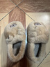 卡皮巴拉冬季儿童包跟棉鞋保暖居家毛毛EVA底防滑中小童宝宝棉拖 升级版环保材质浅咖色 12 34/35鞋内长20.5适合脚长19.5 实拍图