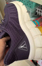 足力健中老年春秋季健步轻便软底送妈妈休闲散步鞋2431369J 紫-女  40 实拍图