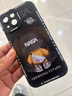 奶小鸭 适用苹果15手机壳 iphone15保护套镜头全包硅胶防摔超薄创意卡通简约网红软壳男女款 石墨黑 实拍图