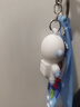 宇航员钥匙扣可爱少女心卡通公仔创意软胶太空人男女情侣包包挂件 蓝色 实拍图