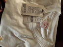 布克兄弟（BrooksBrothers）[100%棉]男士26夏季新品刺绣logo休闲圆领短袖T恤 1001-白色 M 实拍图