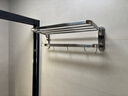 九牧（JOMOO）卫生间置物架毛巾架免打孔挂件套装浴室置物挂件亮银7件套9394037 实拍图