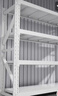 建耀货架仓储置物架库房家用多层储物架加厚重型储物铁架 白色-四层-主架 仓储中型150*50*200 承重270KG/层 实拍图