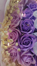 AIMORNY52朵紫玫瑰永生香皂花同城配送38女神节活动生日礼物非鲜花送女生 实拍图