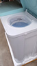 统帅（Leader）海尔出品 波轮洗衣机 双桶半自动双缸 15公斤大容量易操作 京东自营以旧换新家电补贴 XPBL150-688 实拍图