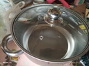 【加高】不锈钢汤锅加厚家用加高煲汤大容量煮粥炖锅 大号【24cm】汤锅+玻璃盖 实拍图