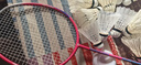 红双喜（DHS）羽毛球拍双拍男女复合碳素羽拍套装羽拍附3球ES410 实拍图