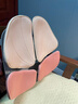 诺泰（nuotai）人体工学腰靠背垫办公室久坐护腰坐垫汽车腰托新年礼物K08粉 实拍图