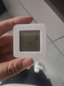家用电子温湿度计 室内干湿家用温湿度显示器迷你便携高精度壁挂式静音 白色精致款-1个 实拍图