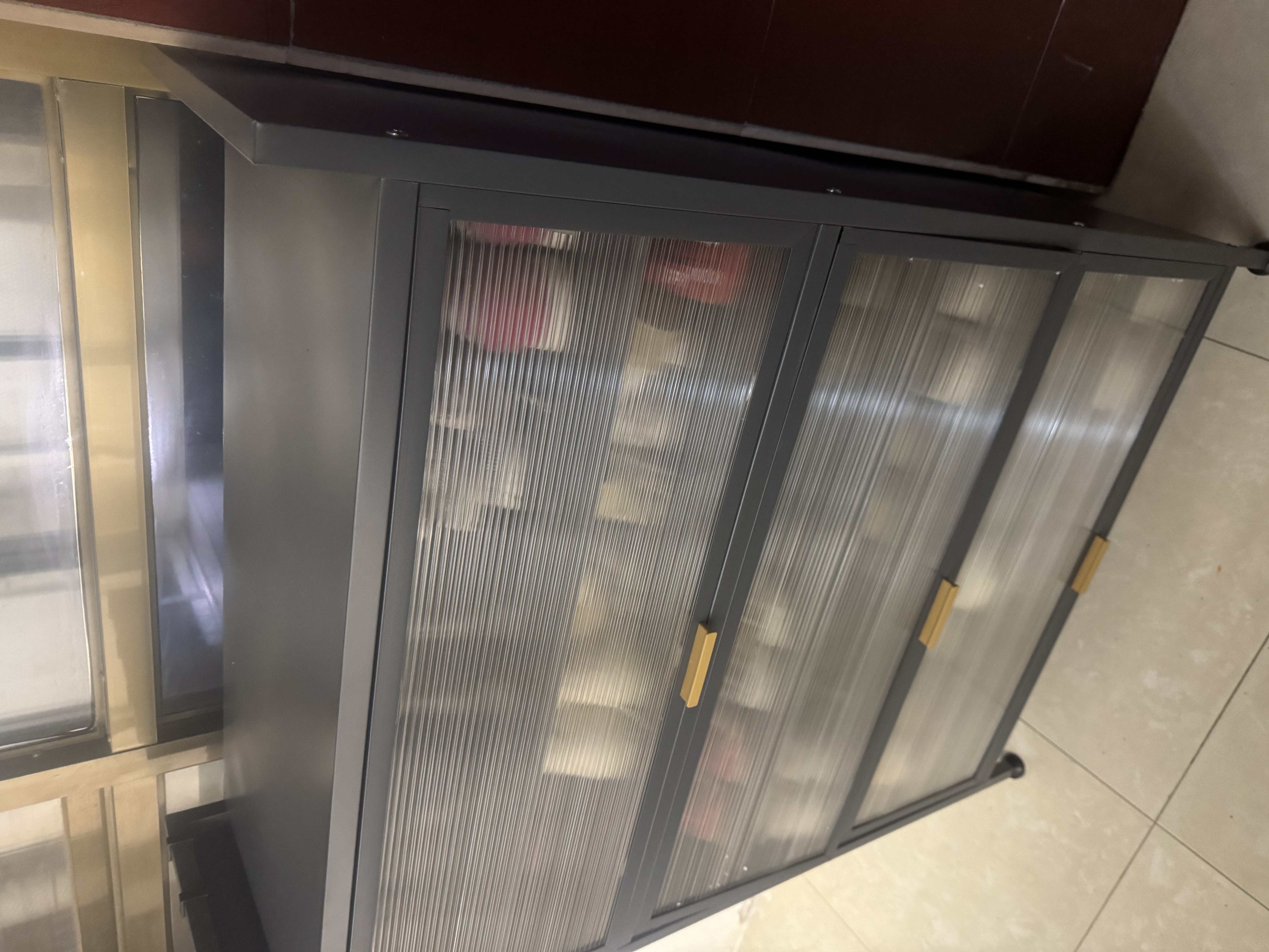 唐辑鞋柜鞋架入户门家用门口多层玄关柜鞋子收纳阳台柜 灰7层800 实拍图