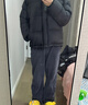 网易严选新品90鲜绒轻商务面包服连帽羽绒服男通勤-20℃抗寒无氟防水防污 A款25秋冬-连帽-砾石灰 M （170/92A） 实拍图