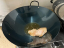 荣事达（Royalstar）章丘手工锻打铁锅圆底无涂层不粘炒菜锅老式炒锅燃气灶无盖40cm 实拍图