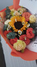 百花馆情人节鲜花向日葵真花束玫瑰花生日礼物送老师女友同城配送小时达 温柔笑颜|dy945 实拍图