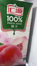 汇源100%桃汁果汁饮料1Lx5盒年货礼盒送礼宴请餐桌果汁饮料大容量 实拍图