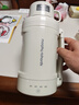 摩飞电器（Morphyrichards）电热水壶便携式烧水壶旅行热水壶烧水杯真空保温壶不锈钢保温瓶大容量户外 MR6061 1L 椰奶白 实拍图