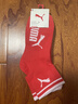 PUMA彪马袜子女士新年本命年骐骥红通用鸿运红时尚大红中筒袜3双装 实拍图