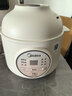美的（Midea）电炖锅1-2人电炖盅隔水炖锅家用燕窝炖盅陶瓷炖汤盅电炖锅婴儿辅食小炖锅煲汤电炖锅电砂锅煲汤锅 1L 【1L=3碗 升级带蒸笼】DZE1068 实拍图