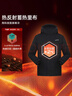 探路者（TOREAD）暴雪羽绒服男女款鹅绒户外防寒秋冬加厚保暖外套 黑色 XL 实拍图