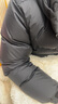 鸭鸭（YAYA）【255g充绒】羽绒服男短款加厚2025冬季新款时尚面包服保暖外套HG 黑色-YE4B008495W 【255g高充绒/男女同款】 L 实拍图