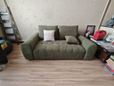 DDC现代简约全拆洗雪尼尔布艺沙发棉麻客厅小户型麦岛功能电动沙发床 2.0M直排【常规款】 松木框架旗舰版|耐磨透气云端棉麻布 实拍图
