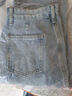 真维斯（Jeanswest）牛仔裤女2025秋季高腰阔腿裤垂感时尚宽松女士长裤子女浅蓝色M 实拍图
