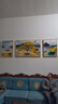 Sixpoetry 客厅装饰画现代简约沙发背景墙壁画轻奢三联晶瓷画大气高档挂画 福禄纳财（铝合金外框） 晶瓷画左右60*80+中间120*80亮面 实拍图
