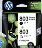 惠普（HP）803原装黑彩套装墨盒 适用hp deskjet 1111/1112/2131/2132/2621/2622打印机 实拍图