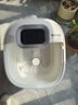 飞利浦（PHILIPS）泡脚桶躺泡免洗电动按摩足浴盆UV杀菌小白桶智能恒温加热软胶泡脚盆3222F 新年情人节礼物实用礼物 实拍图