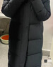 李宁羽毛球男女同款棉衣秋冬休闲长款外套过膝连帽加厚防风运动棉服 37黑色【男女同款】 XL 实拍图
