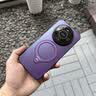 天觉【镜头全包 磁吸支架】适用华为mate80手机壳mate80promax mate80pro防摔超薄支点外壳磨砂保护套 【风信紫】旋转支架+镜头全包 华为Mate80/华为Mate80Pro通用 实拍图