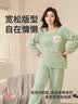 都市丽人睡衣女套装珊瑚绒长毛绒卡通保暖加绒套头内衣长袖家居服2H3211 实拍图