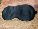 TA真丝眼罩桑蚕丝睡眠遮光透气男女士通用午睡觉舒适夏日冰凉感黑色 实拍图