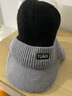 途尊冬季男士加绒加厚防寒保暖毛线帽骑行防风防护针织帽子防寒套头帽 YUAN带檐耳机帽【黑色】防寒保暖 实拍图