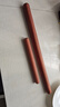双枪（Suncha）红檀木擀面杖家用实木杆面棒擀面棍饺子皮神器（L60*φ3.6cm） 实拍图